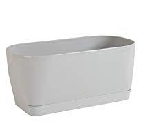 Saksija plastična 30x15cm siva 5L FLOWERBOX 30