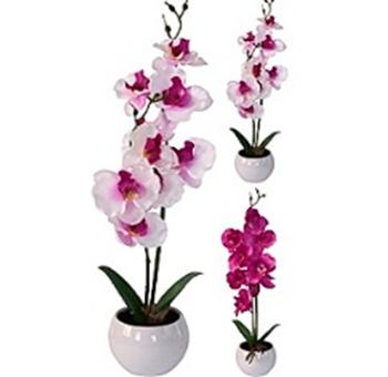 Progarden Vještačka Biljka Orhideja 39Cm U Keramičkoj Saksiji