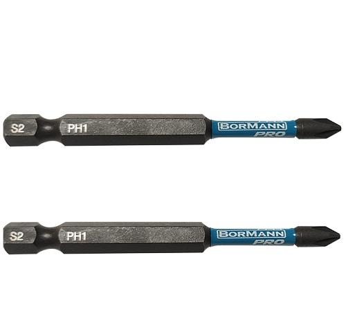Bormann Bit Nastavci Udarni S2 Ph2 Krstasti 1/4" 75Mm 2Kom Bht3614