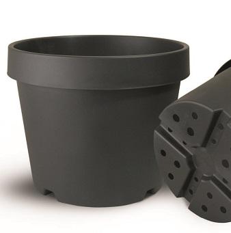 Saksija plastična 30x24,1cm crna 12Lit ITALIA