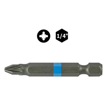 MAURER PLUS Bit nastavci za odvijač PZ2 krstasti 1/4" 50mm PZ2 2kom