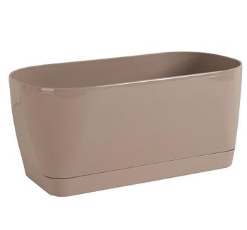 Saksija plastična 30x15cm braon 5L FLOWERBOX 30