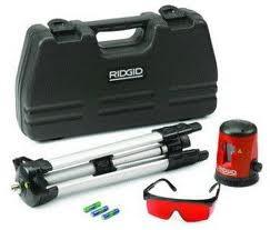 Ridgid Laser linijski crveni 2mm-30m sa stativom CL-100