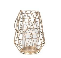 Koopman Fenjer metalni za svijeće Fi18 H23cm