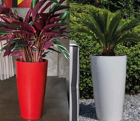 Saksija Plastična Crvena 31,5X55Cm 15L High Round H2O 190