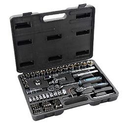 Bormann Set Rucnog Alata I Nasadnih Kljuceva 1/2" & 1/4" Crv 73Kom