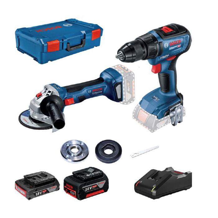 BOSCH Set Akumul. Alata Gsb 185 Li  Gws 180 Li  2X18V  Gal18V-4