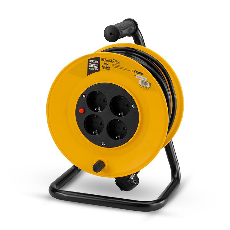 BORMANN Kablovska motalica 3x1,5mm 25m/16A/250V/3500W/IP44