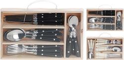 Kaiserhoff Pribor Za Jelo U Drvenoj Kutiji Set 24Kom