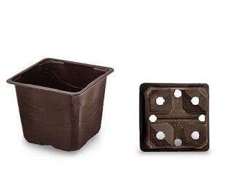 Saksija 8x8x8,5cm zapremina 0,40lit