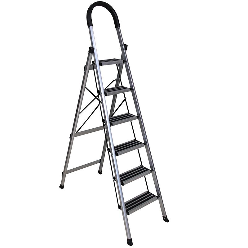 Merdevine aluminijumske 5+1 stepenika 188cm Home BHL7036