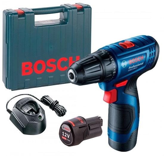 BOSCH BušilicaOdvijač akumulatorski 2x2,0A/12V GSR 120LI