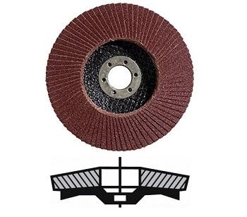 Bosch Pribor Brusni Lamelni Disk Za Metal 115Mm 80G Izvijeni X431