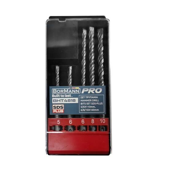 Bormann Burgije Za Beton Sds-Plus Sx4 U Setu 5/6/6/8/10Mm Bht4818