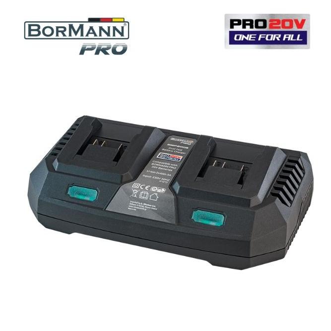 Bormann Punjač Za Dvije Baterija Li-Ion 2X4Ah 20V Bbp2005