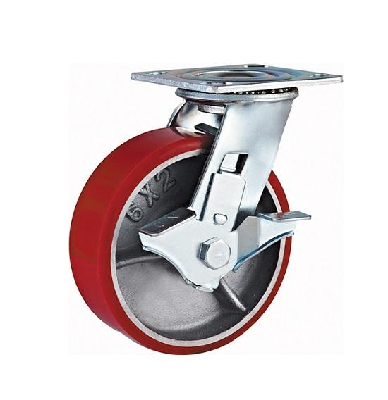 Bormann Točak Pu Fi 160Mm,Nosivost 430Kg,Rotir. Sa Kočnicom Bht9041