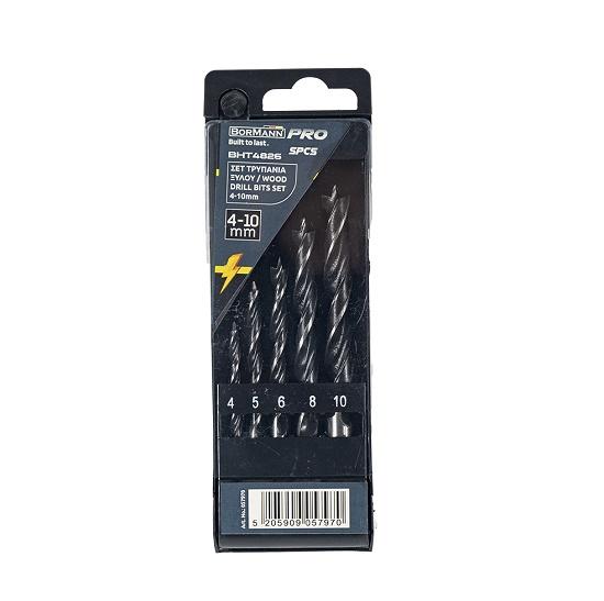 Bormann Burgije Za Drvo Spiralne 4-10Mm U Setu 5 Kom Bht4826