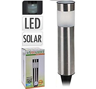 Progarden Lampa Solarna Led Baštenska Inox 39Cm