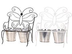 Progarden Saksija Za Cvijeće Na Metalnom Stalku 2 Vaze 220X275Mm