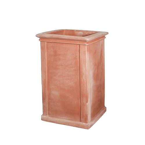 Laboratorio San Rocco Žardinjera terakota L54xW54xH75cm Pilone Liscio 54