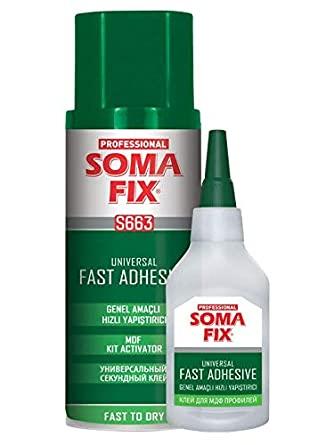 Somafix Turska Dvokomponentno Lijepilo Višenamjensko Mdf 400Ml  100Gr S665