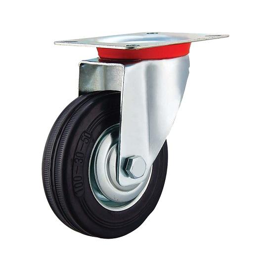 Bormann Točak Gumeni Fi 100Mm,Nosivost 100Kg,Rotirajući Bht9004