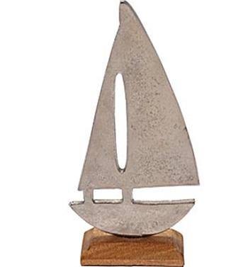 Redcliffs Brod Aluminijum/Drvo Dekorativn 12X5X22Cm