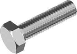 Šraf Mašinski Šestougaoni Din933 Inox A2 M6X25Mm K-100
