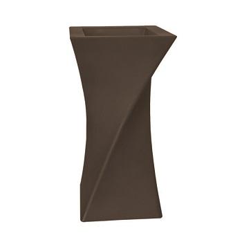 Nuova Pasquini E Bini Žardinjera 40x40cm H80/20cm TRIANGOLO Bronze