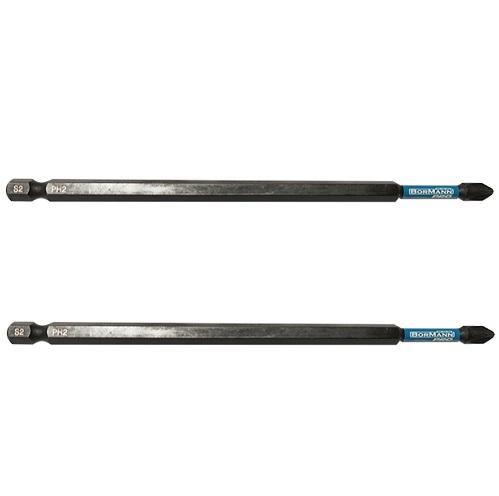 Bormann Bit Nastavci Udarni S2 Ph2 Krstasti 1/4" 150Mm 2Kom Bht3620