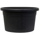 Saksija Plastična 68/60X40M Crna 100Lit Etrusco
