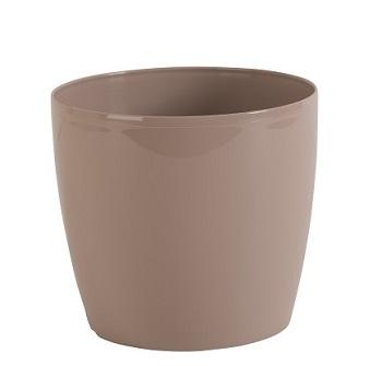 Saksija plastična 20xx18,5cm braon 4,5L ROUND