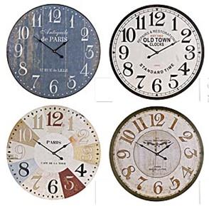 Koopman Zidni sat Fi60cm ,drvo Rustico