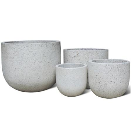 Tkpottery Saksija Fibercement L45xW45xH38cm FRENCH WHITE 45