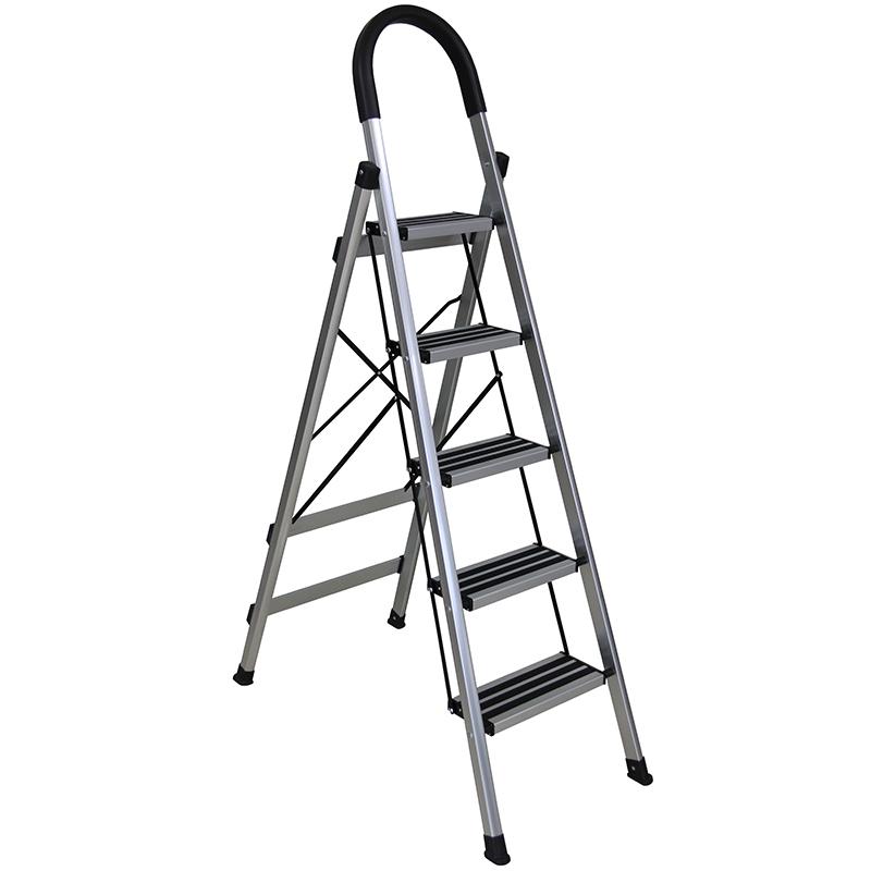 Merdevine aluminijumske 4+1 stepenika 171cm Home BHL7035