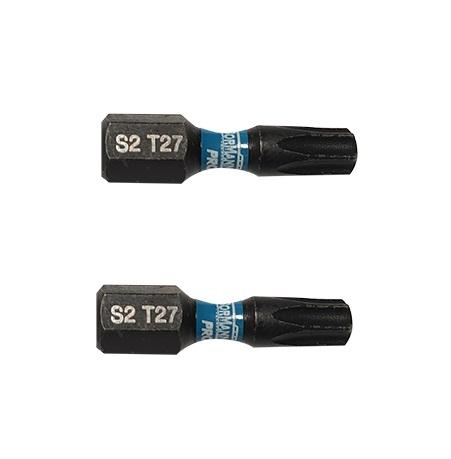 Bormann Bit Nastavci Udarni S2 T30 Torx 1/4" 25Mm 2Kom Bht3702