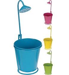 PROGARDEN Saksija za cvjeće metalna 10,5x10cm u ukrasnom nosaču