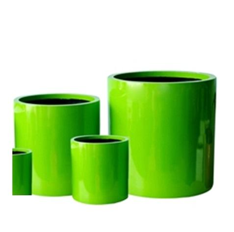 CHINA ARTS Saksija fiberglas L60xW60xH62cm Glossy White