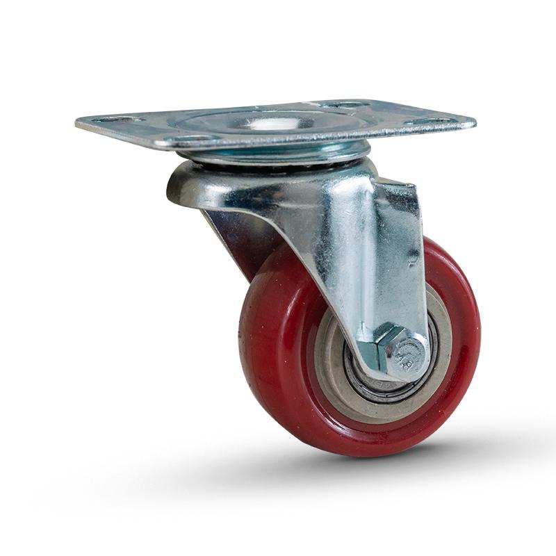 Točak PVC Fi 50mm,nos. 70kg,rotir. ploča BHT9044