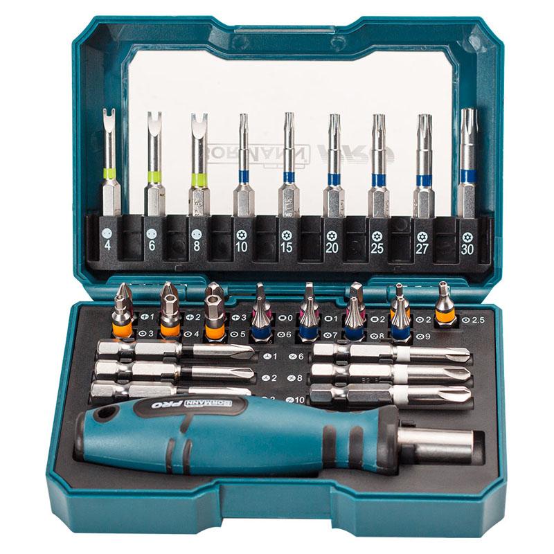 Bormann Odvijač Magnetni Sa Bit Nastavcima U Setu 31Kom Bht1590