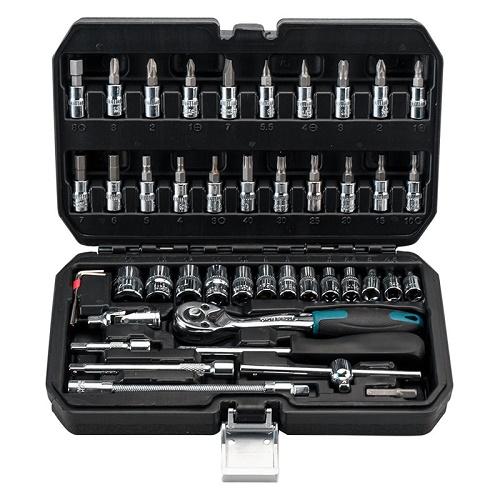 Bormann Set Ručnog Alata I Nasadnih Ključeva 1/4" Crv 46Kom