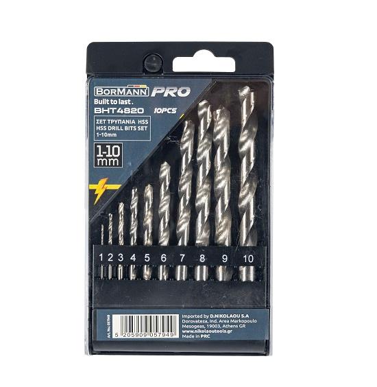 Bormann Burgije Za Metal 1-10Mm Setu 10 Kom Bht4820