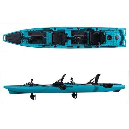 LSA Kajak Double Game Pedal Fishing K2 Sit-On-Top 4.53, Plavi