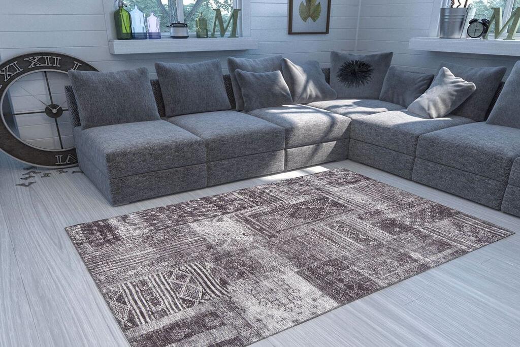 Conceptum Hypnose tepih Soul -AL 211, 140x190 cm, antracit-bijeli