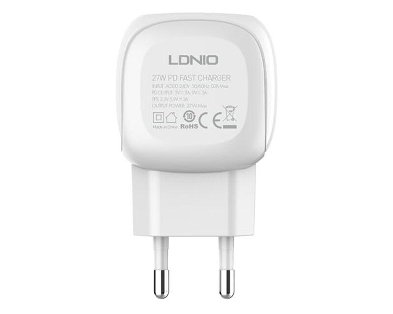 Ldnio A1206C Tip C 27W punjač, Bijeli