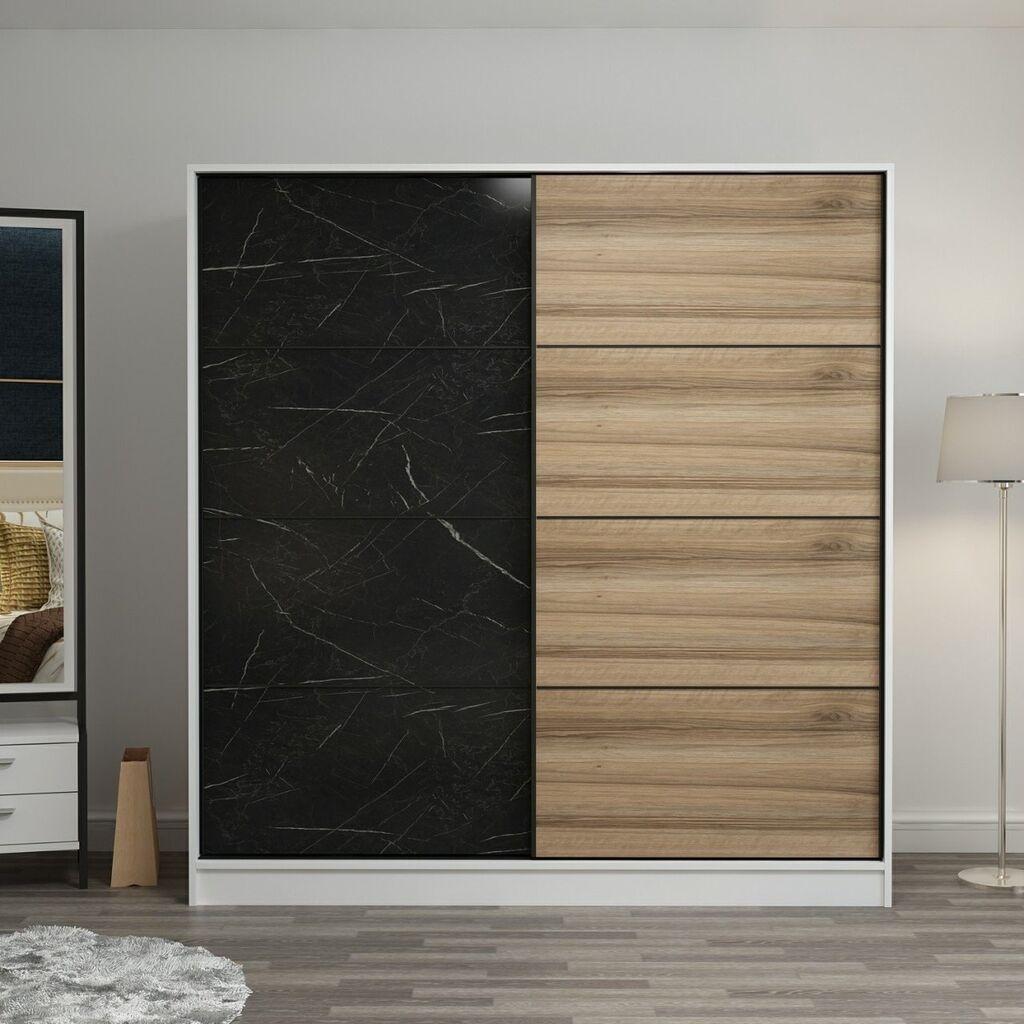 Hanah Home Ormar Kale-7157, 220x210x52 cm, Antracit-crna