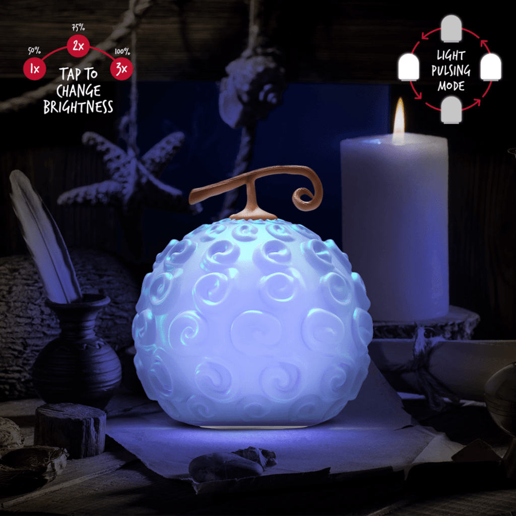 Lampa Paladone SquishyGlo - One Piece - GumGum Fruit Silicone Light