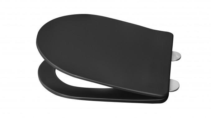 MINOTTI WC daska  duroplast mat crna soft close take off