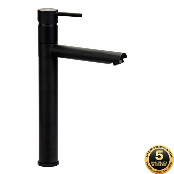 MINOTTI Baterija za lavabo  TUBO DARK ELEGANCE visoka