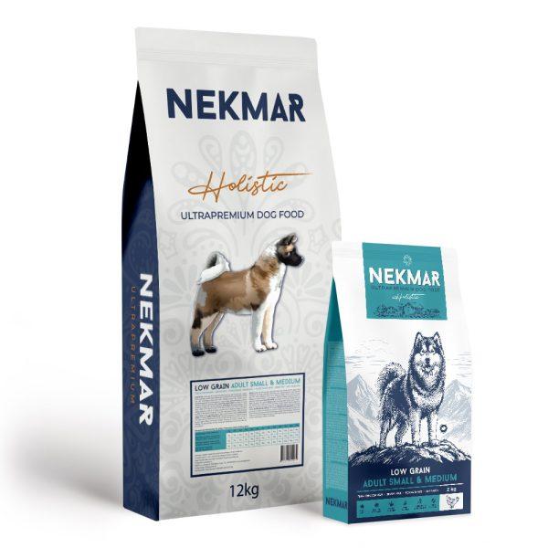 NEKMAR LOW GRAIN Hrana za odrasle srednje i male pse,  12KG